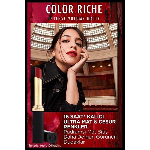L'Oreal Paris Color Riche Intense Volume Matte Ruj - 640 Nude Independant