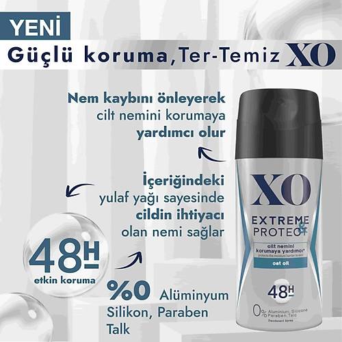 Xo Extreme & Protect Men Deodorant 150 ml