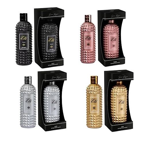 Eti Boutqua Silver  Black Bronze  Gold Cam ie Butik Parfm Kolonya 4 l 300ML zel Set