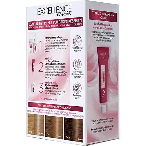 L'oral Paris Excellence Creme Sa Boyas 7.31 Bal Kp