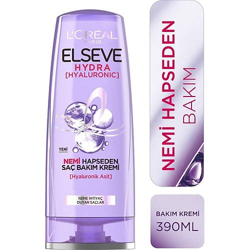 L'oral Paris Elseve Hydra [hyaluronic] Nemi Hapseden Sa Bakm Kremi 390ML