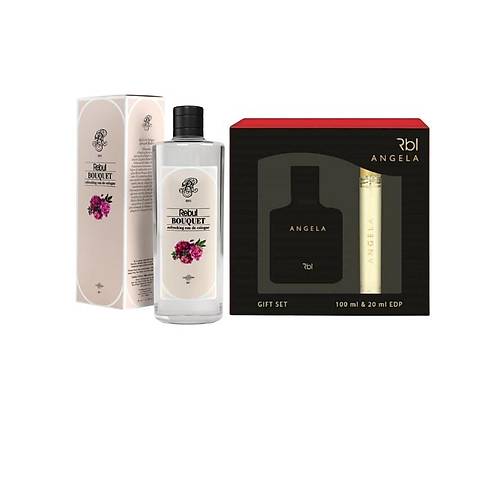  Rebul Angela Edp 100 ml + 20 ml Kadn Parfm + Kolonya Bouquet 250 ml zel Set