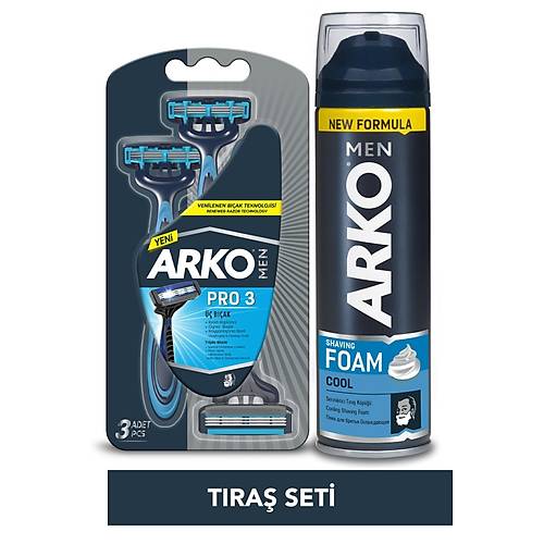 Arko T3 Pro 3 Bakl Tra Ba 3'L & Cool Tra Kp 200 ml Avantaj Paketi