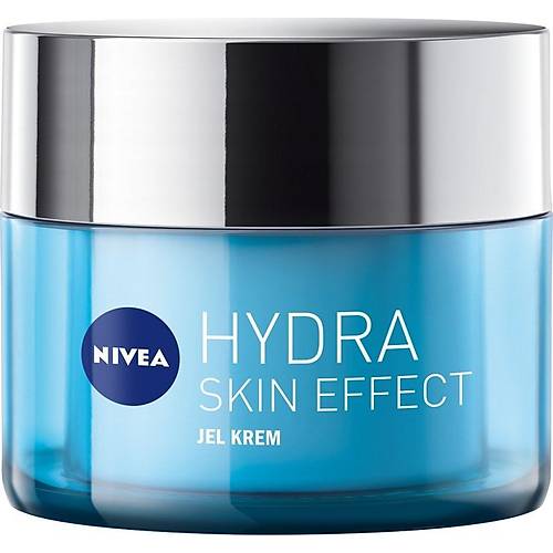 NIVEA Hydra Skin Effect Nemlendirici Jel Krem 50ml, Saf Hyaluron, 72 Saat Yz Nemlendirme