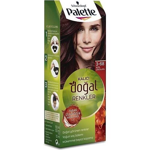 Schwarzkopf Palette Kalc Doal Renkler 3-68 Kzl ikolata Sa Boyas