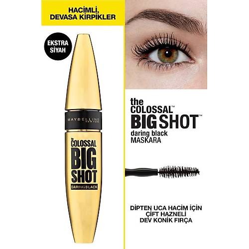 Maybelline New York The Colossal Big Shot Daring Black Maskara