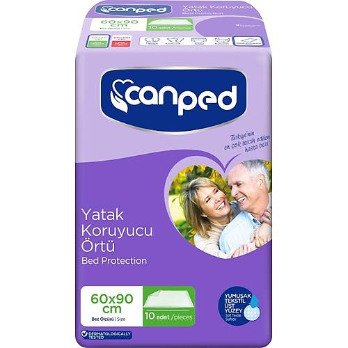 Canped Yatak Koruyucu rt Ekstra rt (60cm * 90cm) 10'lu