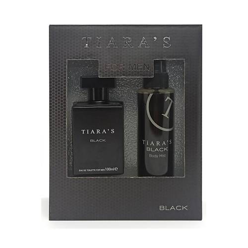 Tiaras Black Edt 100 Ml & Edc For Men 150 Ml