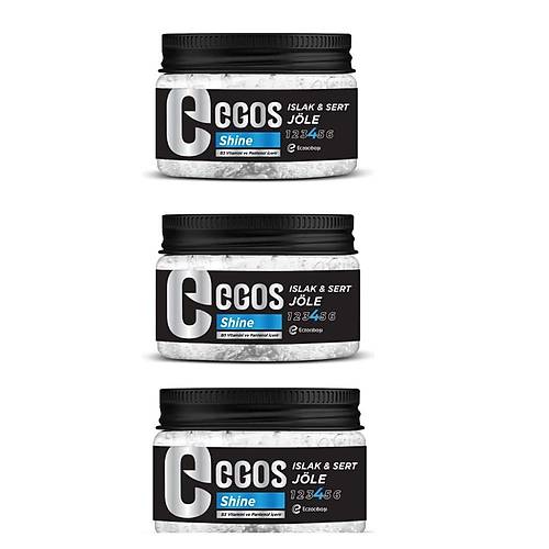 Egos Jle No 4 Islak & Sert Kavanoz 250 ml x 3