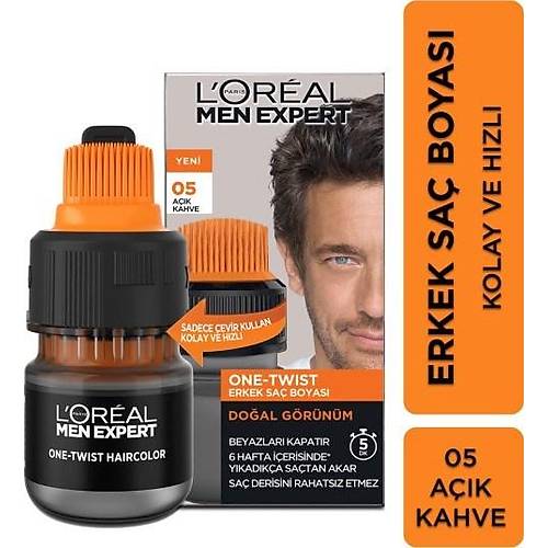 Men Expert One-Twist Erkek Sa Boyas Ak Kahve 05