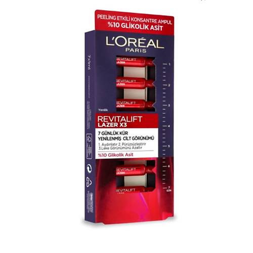 L'Oreal Paris Revitalift Laser X3 Yedi Gnlk Konsantre Ampul