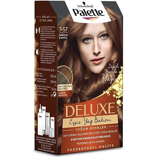 Palette Deluxe Youn Renkler 7-57 Tarin Kahve Sa Boyas