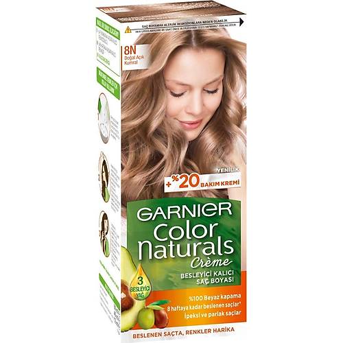 Garnier Color Naturals 8N Doal Ak Kumral