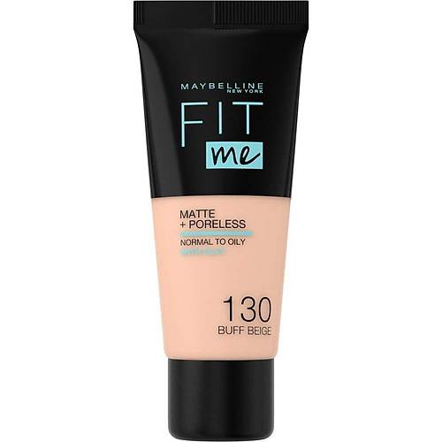 Maybelline New York Fit Me Matte+Poreless Fondten, 130 Buff Beige