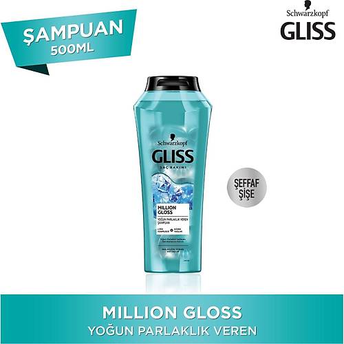 Gliss Million Gloss Sa Bakm ampuan 500 ML