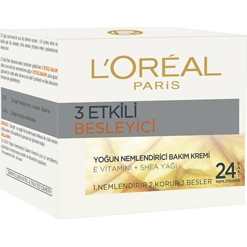 Loreal Paris 3 Etkili Besleyici Bakm Kremi