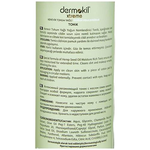 Dermokil Kenevir Tohumu Yal Youn Nemlendirme Tonik (200 ml)