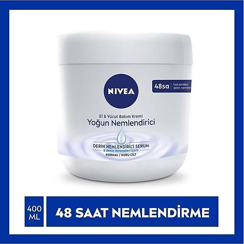 Nivea El ve Vucut Youn Nemlendirici Bakm Kremi 400 ml x 2 Adet