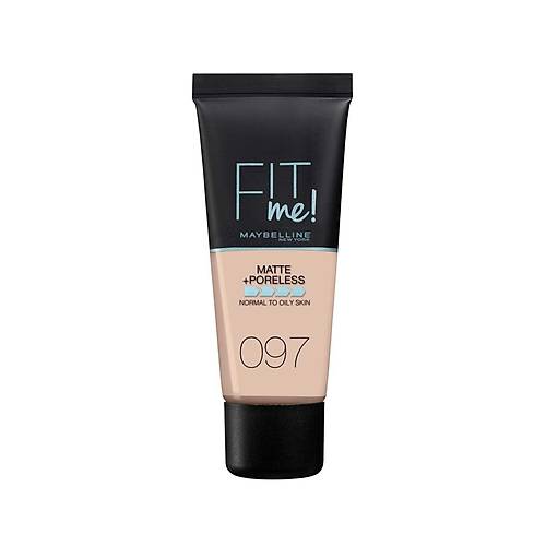 Maybelline New York Fit Me Mat Fondten - Fit Me Matte + Poreless Foundation 97 Natural Porcelain