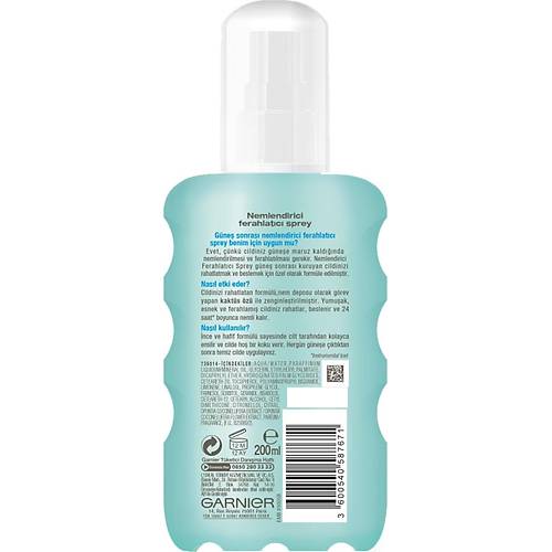 Garnier Gne Sonras Nemlendirici & Ferahlatc Sprey 200 ml