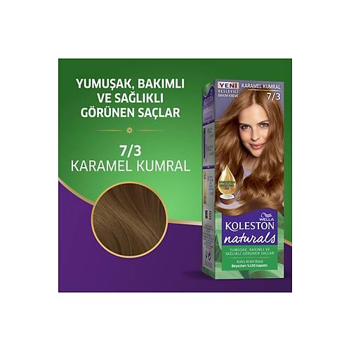 Wella Koleston Naturals Sa Boyas 7/3 Karamel Kumral