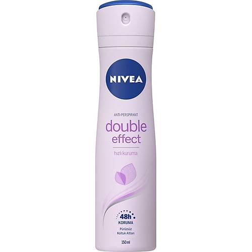 Nivea Kadn Sprey Deodorant Double Effect 48 Saat Anti-perspirant Koruma 150 ml