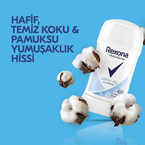 Rexona MotionSense Kadn Stick Deodorant Cotton Dry 40 ml