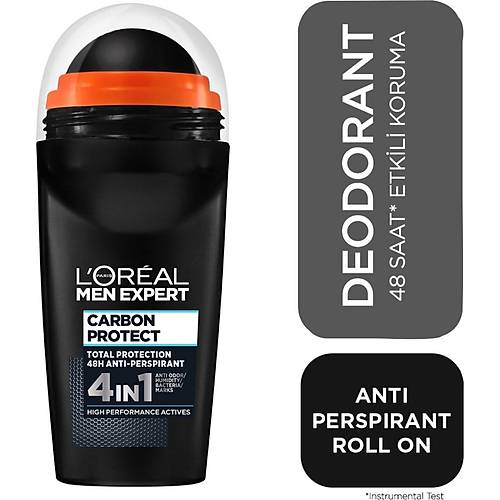 L'Oral Paris Men Expert Carbon Protect Anti Perspirant Roll On 50Ml