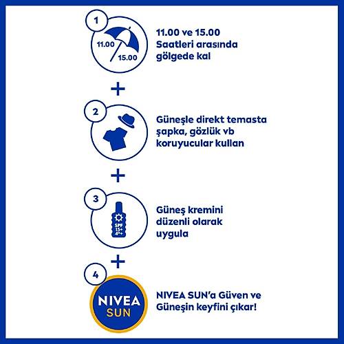 NIVEA Sun SPF30 Gne Koruyucu & 48 Nemlendirici Gne Kremi 200 ml Sprey,Yksek Gne Korumas