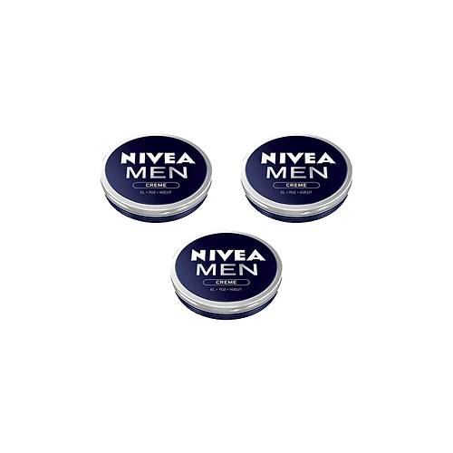 Nivea Men Creme El Yz Vcut Kremi 75 Ml X 3 Adet