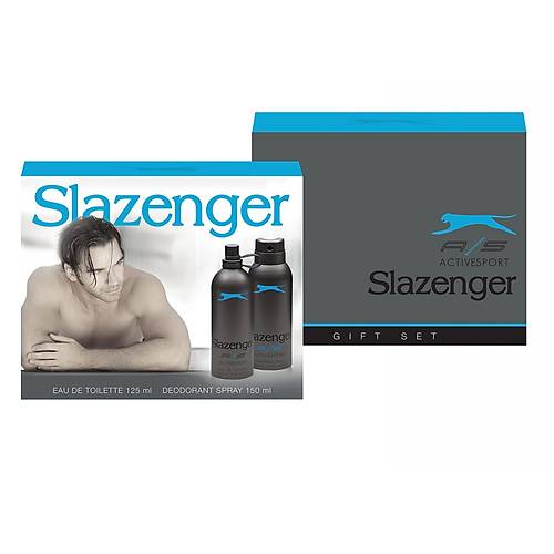 Slazenger Active Sport Eau de Toilette Set, (Mavi, 125+150 ml)