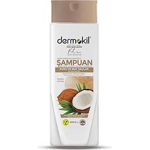 Dermokil Vegan Hindistan Cevizi zl ampuan 400 ml 6'l Set