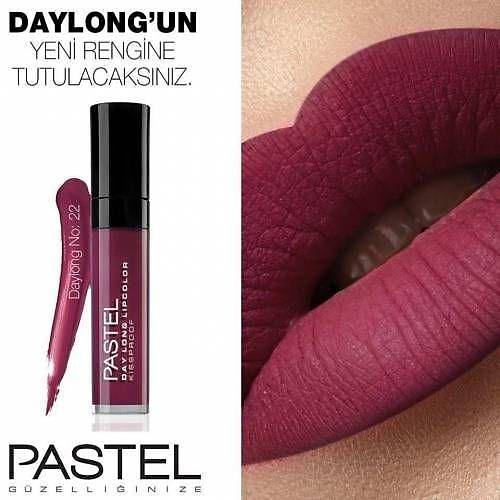 Pastel Daylong Lipcolor Kissproof Ruj No: 22