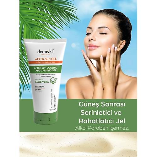 Dermokil After Sun Gel-Gne Sonras Serinletici ve Rahatlatc Jel 100 ml