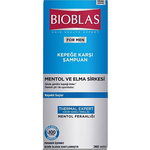 Bioblas Thermal Expert Men Kepee Kar ampuan 360 ml