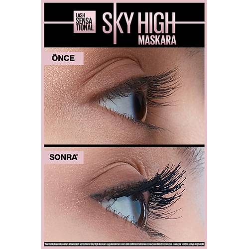 Maybelline New York Lash Sensational Sky High Suya Dayankl Waterproof Maskara