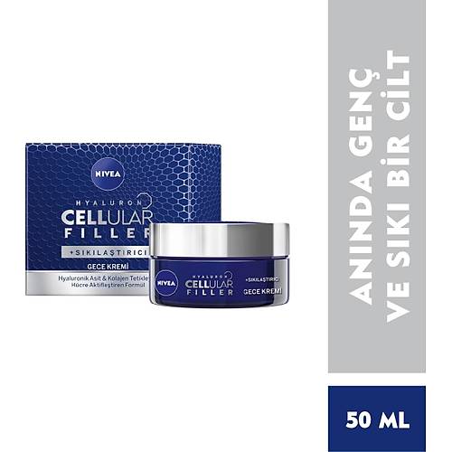 Nivea Cellular Cilt Genletirici Yz Gece Bakm Kremi 50Ml