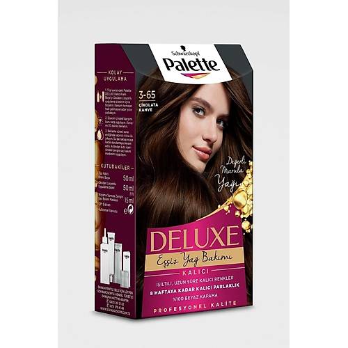 Palette Deluxe 3 - 65 ikolata Kahve Sa Boyas