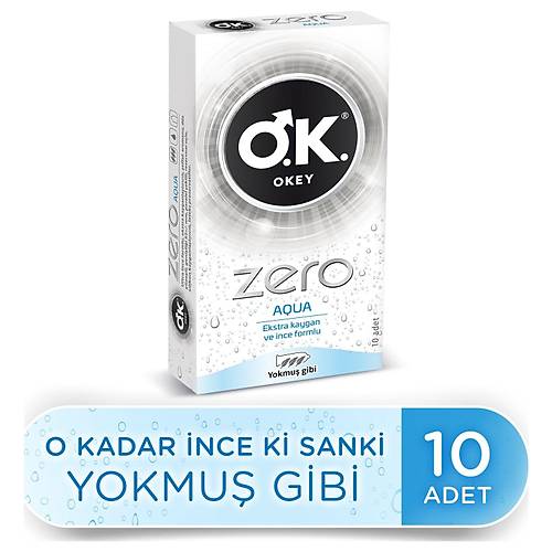 Okey Zero Aqua Prezervatif Frsat Paketi