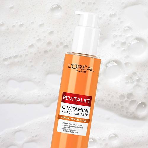 L'oral Paris Revitalift Clinical Vitamini + Salisilik Asit, Aydnlatc ve Gzenek Kart Kpk Te