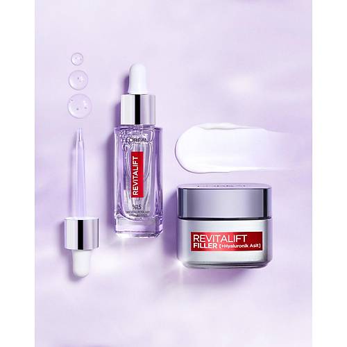 L'Oral Paris Revitalift Filler Youn Dolgunlatrc Yalanma Kart Gndz Kremi 50Ml - Hyaluroni