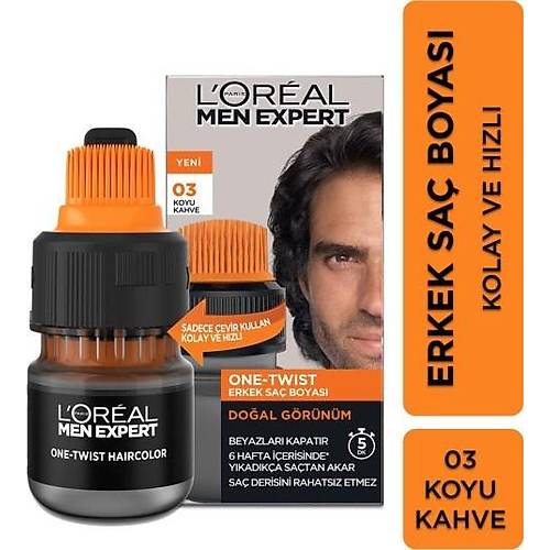 Men Expert One-Twist Erkek Sa Boyas Koyu Kahve 03