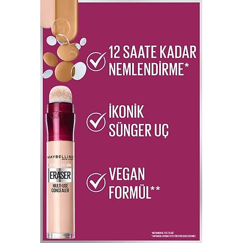 Maybelline New York Instant Anti Age Eraser Kapatc 07 Sand 68 ML