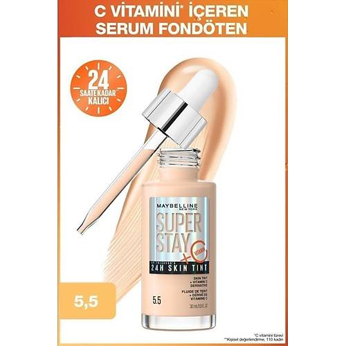 Maybelline New York Super Stay Skin Tint Fondten - 05.5