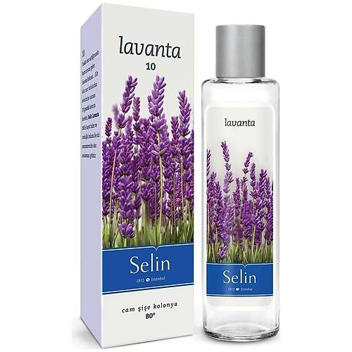 Selin 80 Derece Lavanta Parfml Kolonya Cam ie 180 ML