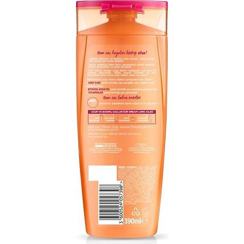 Loreal Paris L'oreal Paris Elseve Dream Long Onarc Bakm ampuan 390 ml