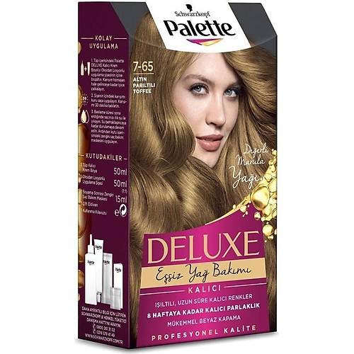 Palette Deluxe 7-65 Altn Parltl Toffee Sa Boyas