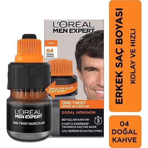 Men Expert One-Twist Erkek Sa Boyas Kahve 04