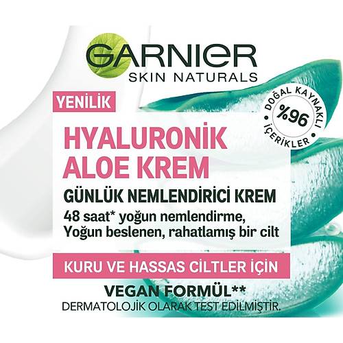 Garnier Hyaluronik Aloe Krem 50 ml