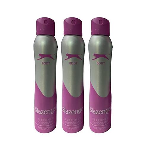 Slazenger Pembe Kadn Sprey Deodorant 3 x 150 ML